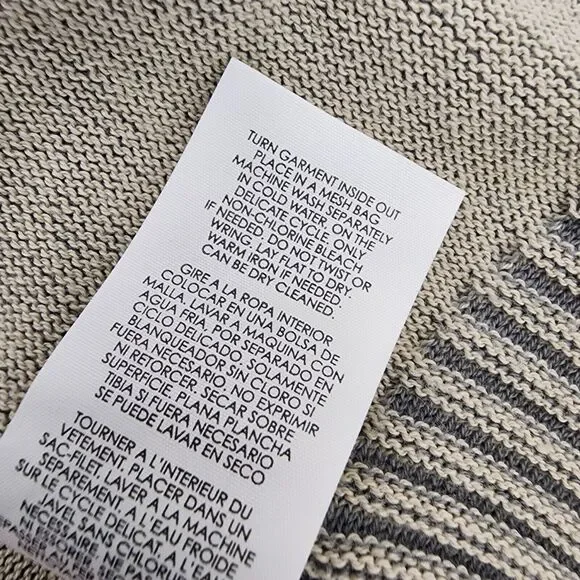 Cabi Cardigan Sweater Womens Size Medium Open Front Waterfall Pocket Sage 5132 - Picture 9 of 9